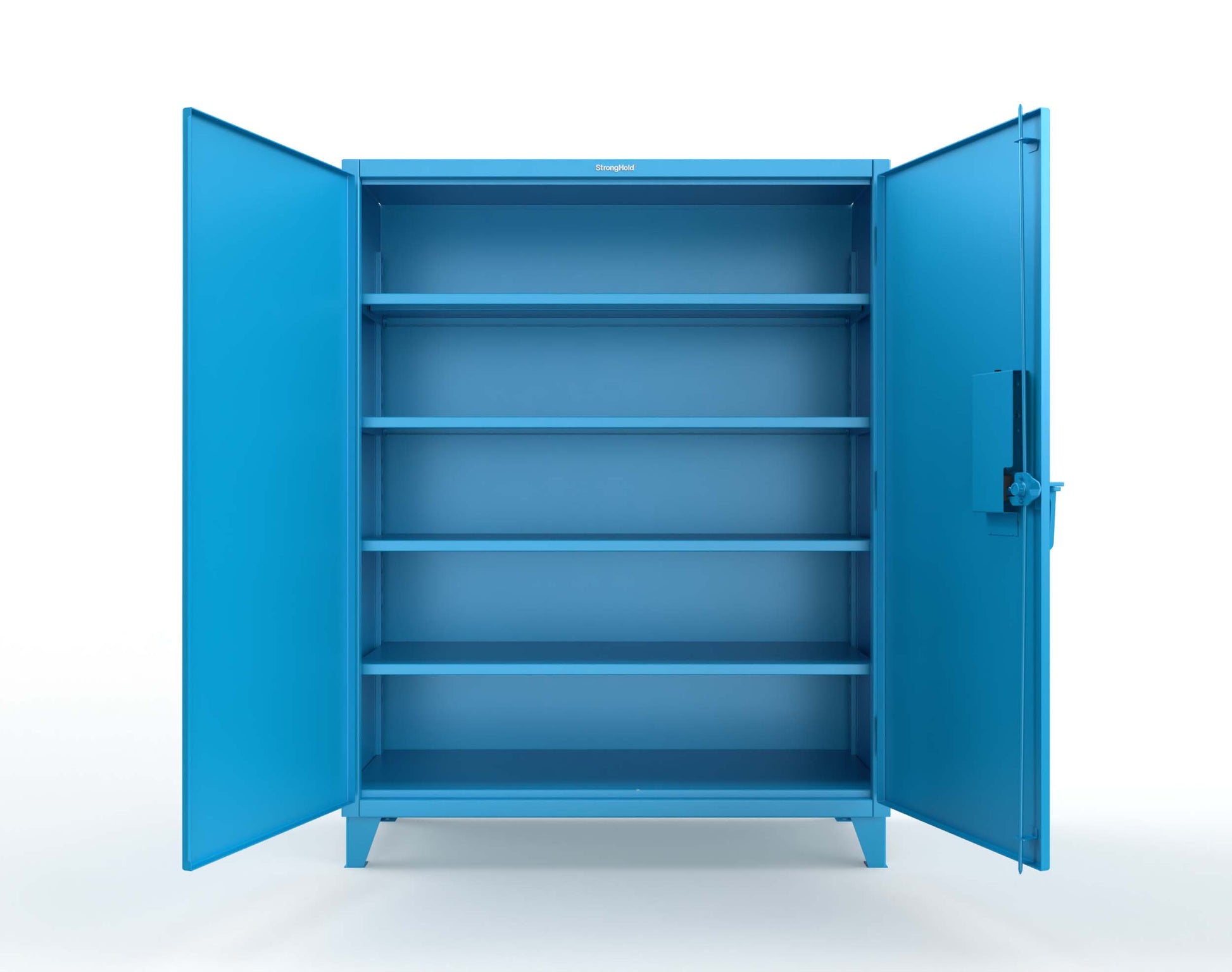 Extreme Duty 12 GA Cabinet with 4 Shelves Secured by Electronic Lock & Card Reader (HID iClass) - 60 In. W x 24 In. D x 78 In. H - 56-244-PI-5012
