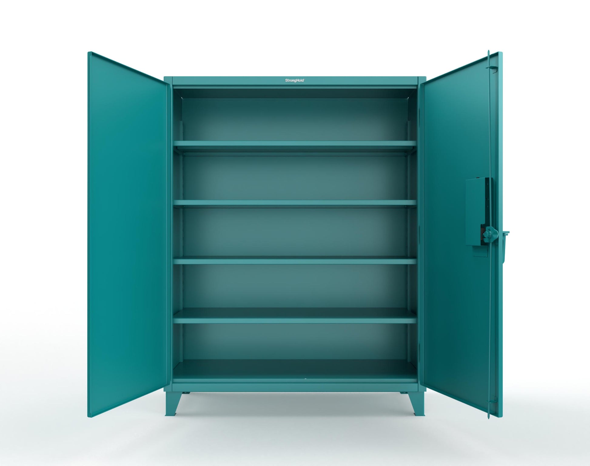 Extreme Duty 12 GA Cabinet with 4 Shelves Secured by Electronic Lock & Card Reader (HID iClass) - 60 In. W x 24 In. D x 78 In. H - 56-244-PI-5021