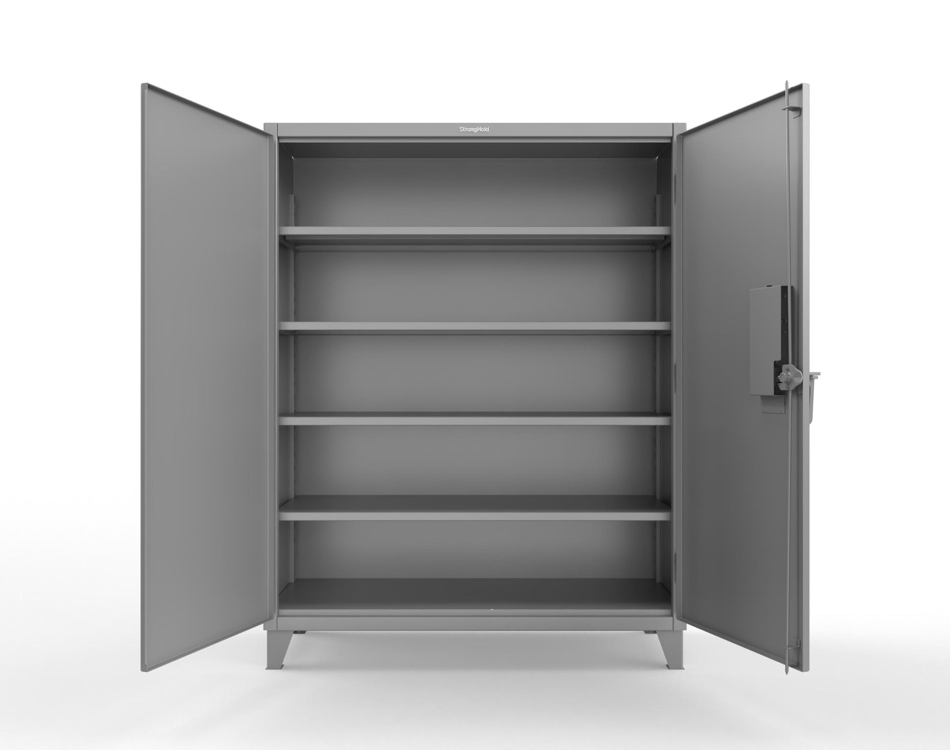 Extreme Duty 12 GA Cabinet with 4 Shelves Secured by Electronic Lock & Card Reader (HID iClass) - 60 In. W x 24 In. D x 78 In. H - 56-244-PI-7037