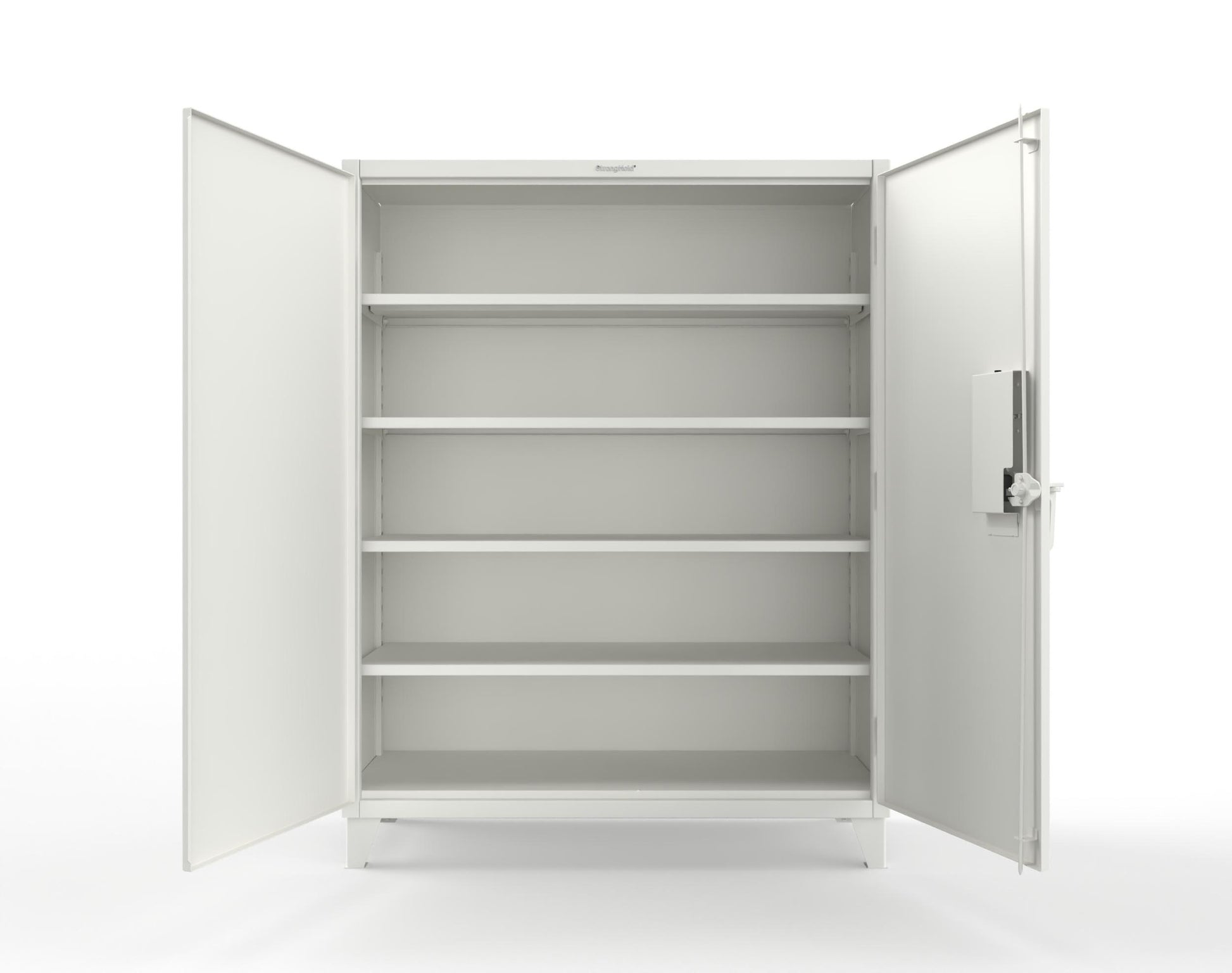 Extreme Duty 12 GA Cabinet with 4 Shelves Secured by Electronic Lock & Card Reader (HID iClass) - 60 In. W x 24 In. D x 78 In. H - 56-244-PI-9003