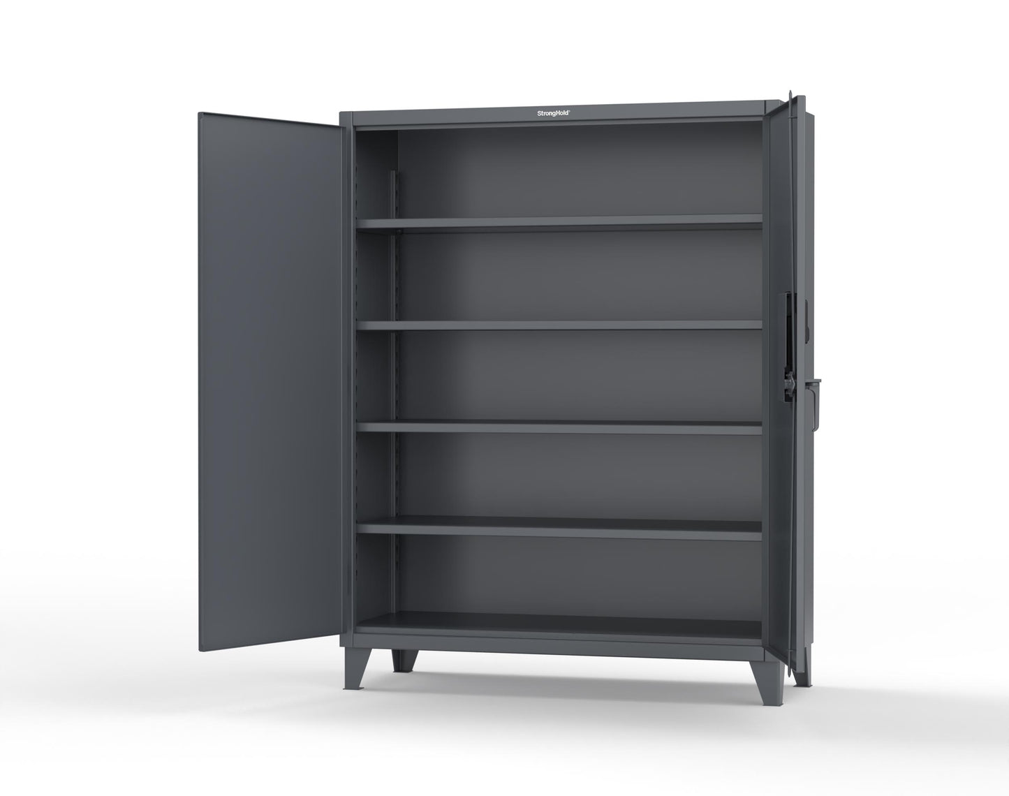 Extreme Duty 12 GA Cabinet with 4 Shelves Secured by Electronic Lock & Card Reader (HID iClass) - 60 In. W x 24 In. D x 78 In. H - 56-244-PI-7024