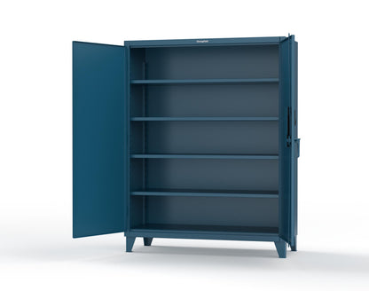 Extreme Duty 12 GA Cabinet with 4 Shelves Secured by Electronic Lock & Card Reader (HID iClass) - 60 In. W x 24 In. D x 78 In. H - 56-244-PI-5001