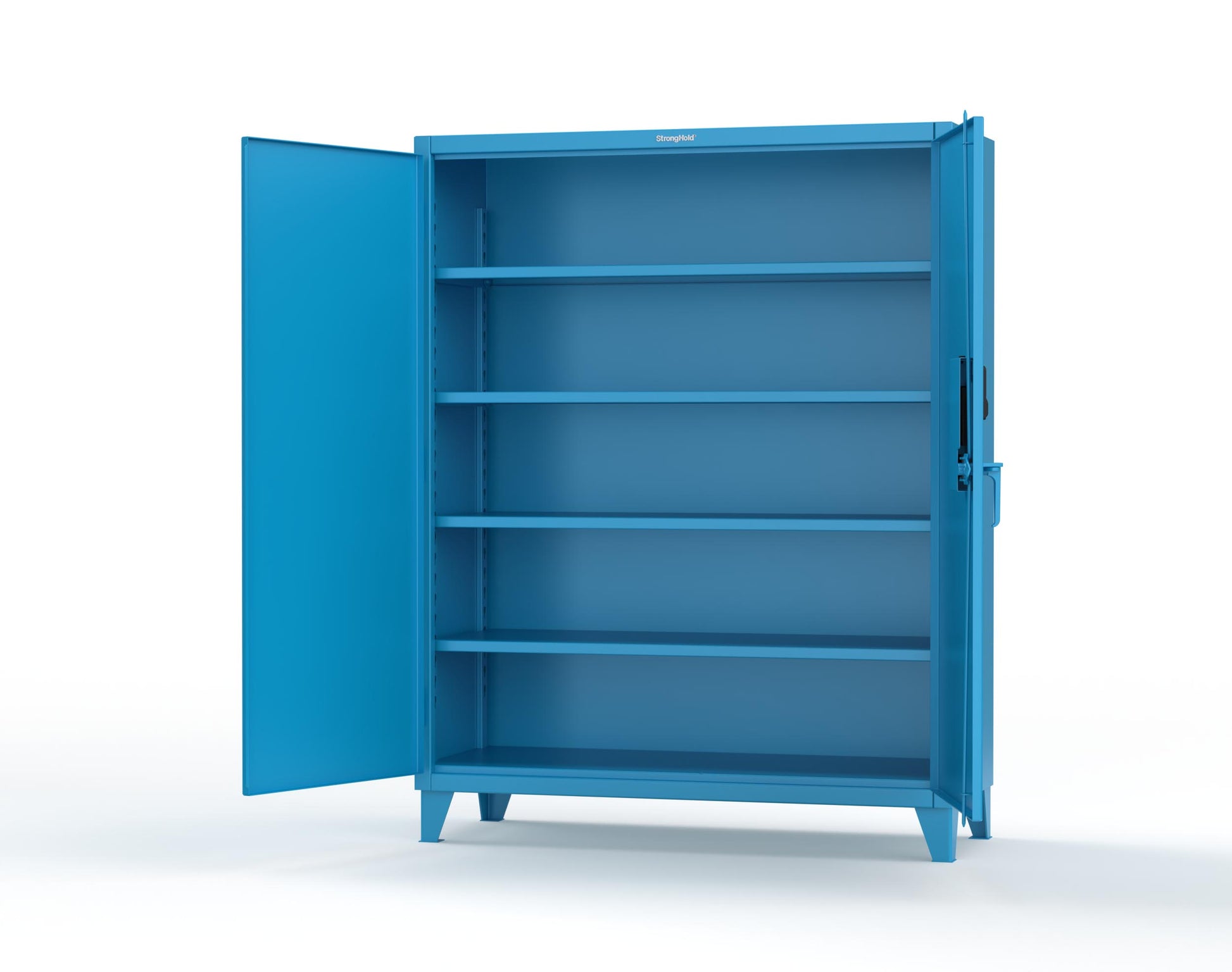 Extreme Duty 12 GA Cabinet with 4 Shelves Secured by Electronic Lock & Card Reader (HID iClass) - 60 In. W x 24 In. D x 78 In. H - 56-244-PI-5012