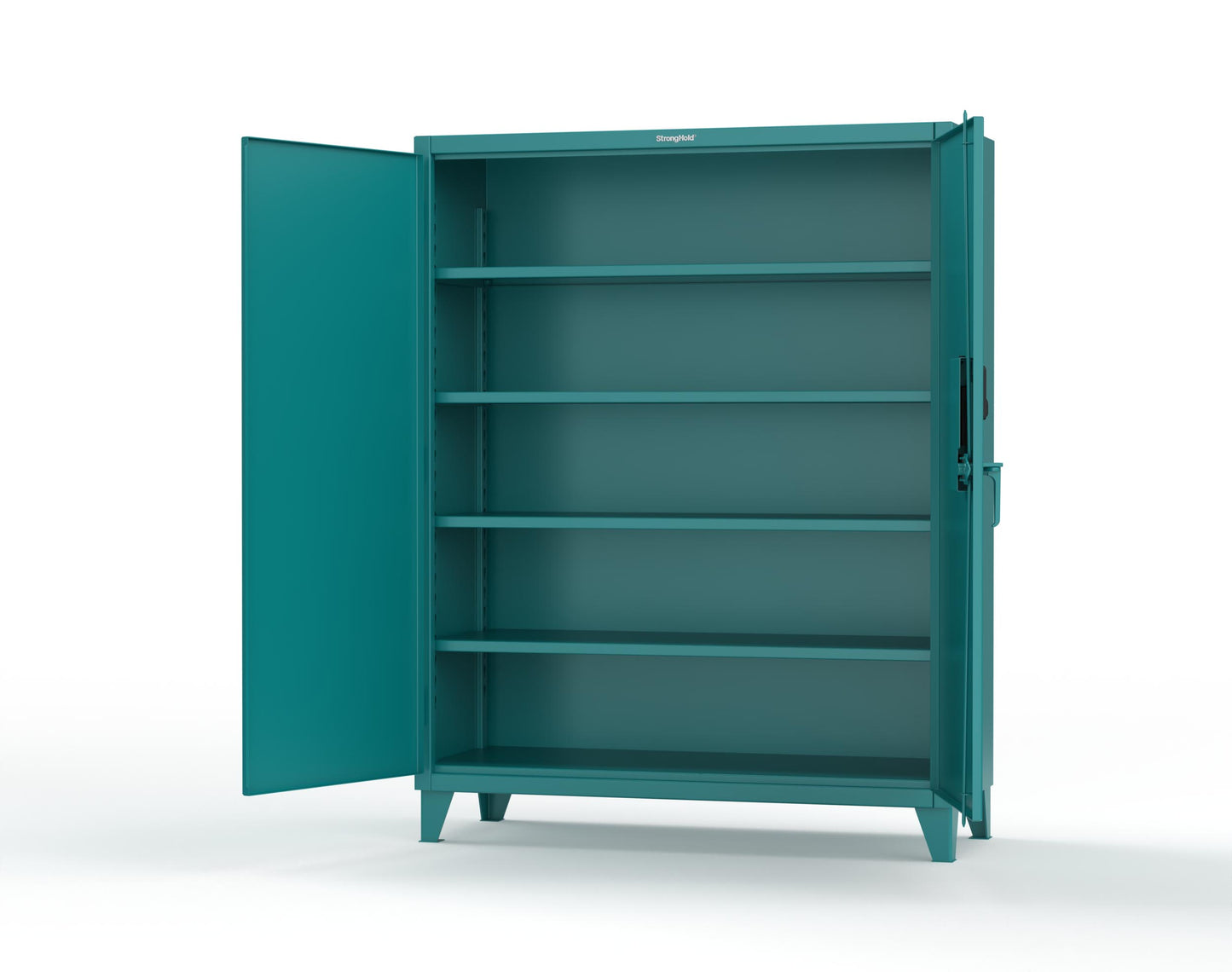Extreme Duty 12 GA Cabinet with 4 Shelves Secured by Electronic Lock & Card Reader (HID iClass) - 60 In. W x 24 In. D x 78 In. H - 56-244-PI-5021