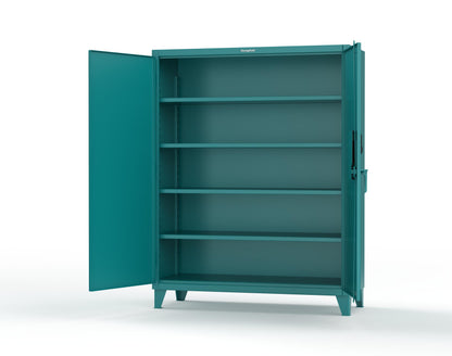 Extreme Duty 12 GA Cabinet with 4 Shelves Secured by Electronic Lock & Card Reader (HID iClass) - 60 In. W x 24 In. D x 78 In. H - 56-244-PI-5021