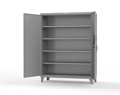 Extreme Duty 12 GA Cabinet with 4 Shelves Secured by Electronic Lock & Card Reader (HID iClass) - 60 In. W x 24 In. D x 78 In. H - 56-244-PI-7037