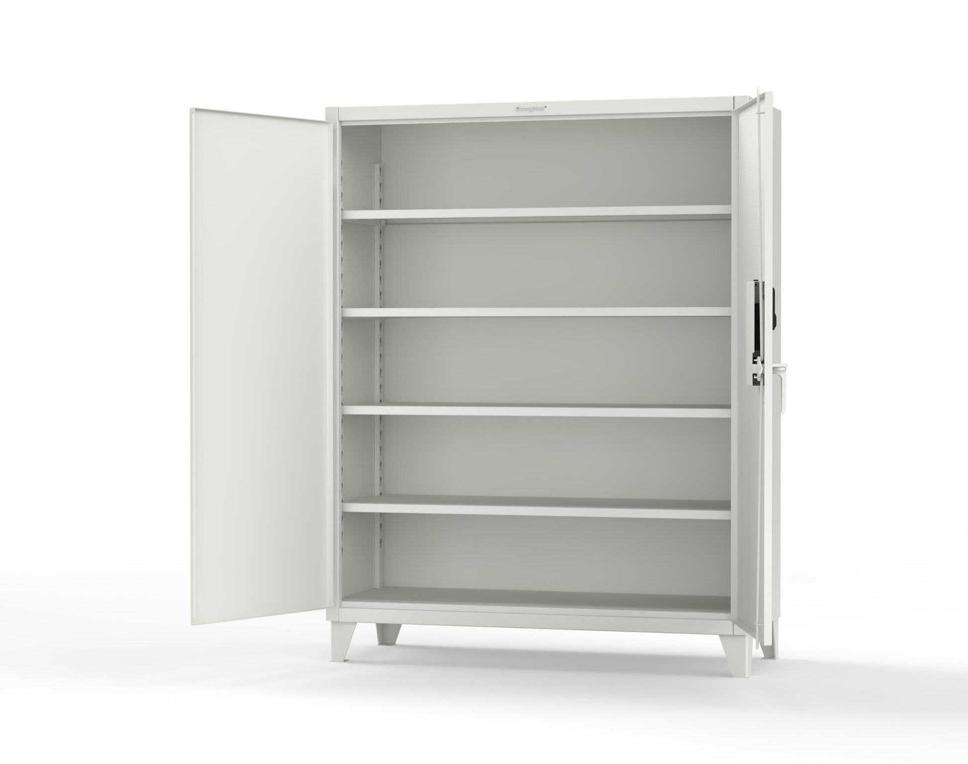 Extreme Duty 12 GA Cabinet with 4 Shelves Secured by Electronic Lock & Card Reader (HID iClass) - 60 In. W x 24 In. D x 78 In. H - 56-244-PI-9003