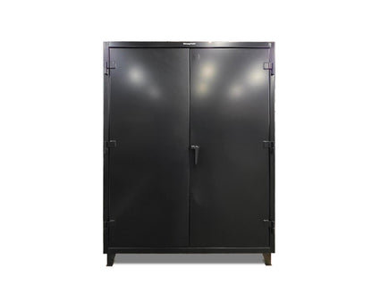Extreme Duty 12 GA Cabinet with 4 Shelves – 60 In. W x 24 In. D x 78 In. H - Outlet