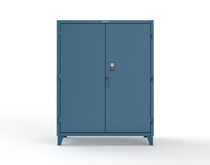 Extreme Duty 12 GA Cabinet with 4 Shelves Secured by Electronic Lock & Card Reader (HID) - 60 In. W x 24 In. D x 78 In. H - 56-244-PX-5001