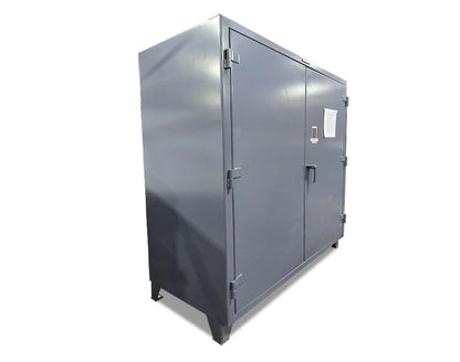 Extreme Duty 12 GA Cabinet with 4 Shelves | 60 In. W x 24 In. D x 78 In. H - Outlet