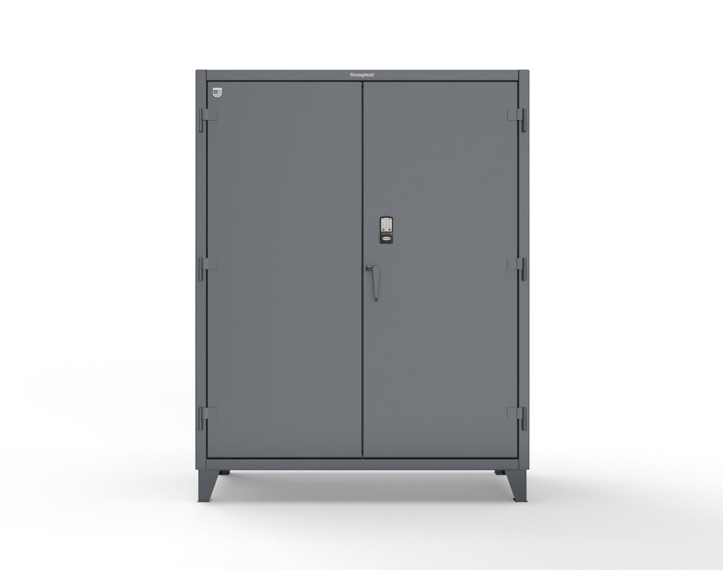 Extreme Duty 12 GA Cabinet with 4 Shelves Secured by Electronic Lock & Card Reader (HID iClass) - 60 In. W x 24 In. D x 78 In. H - 56-244-PI-7024