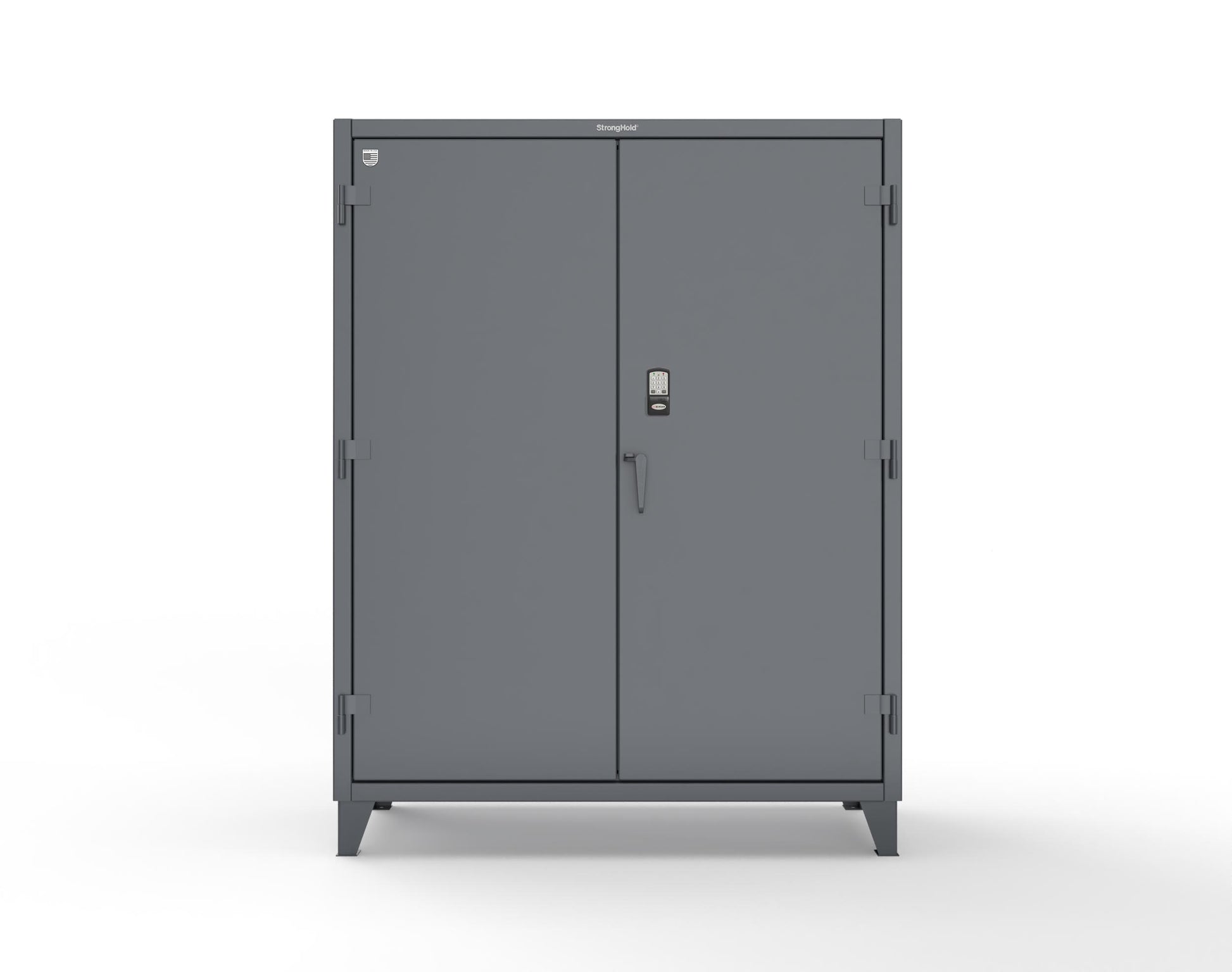 Extreme Duty 12 GA Cabinet with 4 Shelves Secured by Electronic Lock & Card Reader (HID iClass) - 60 In. W x 24 In. D x 78 In. H - 56-244-PI-7024