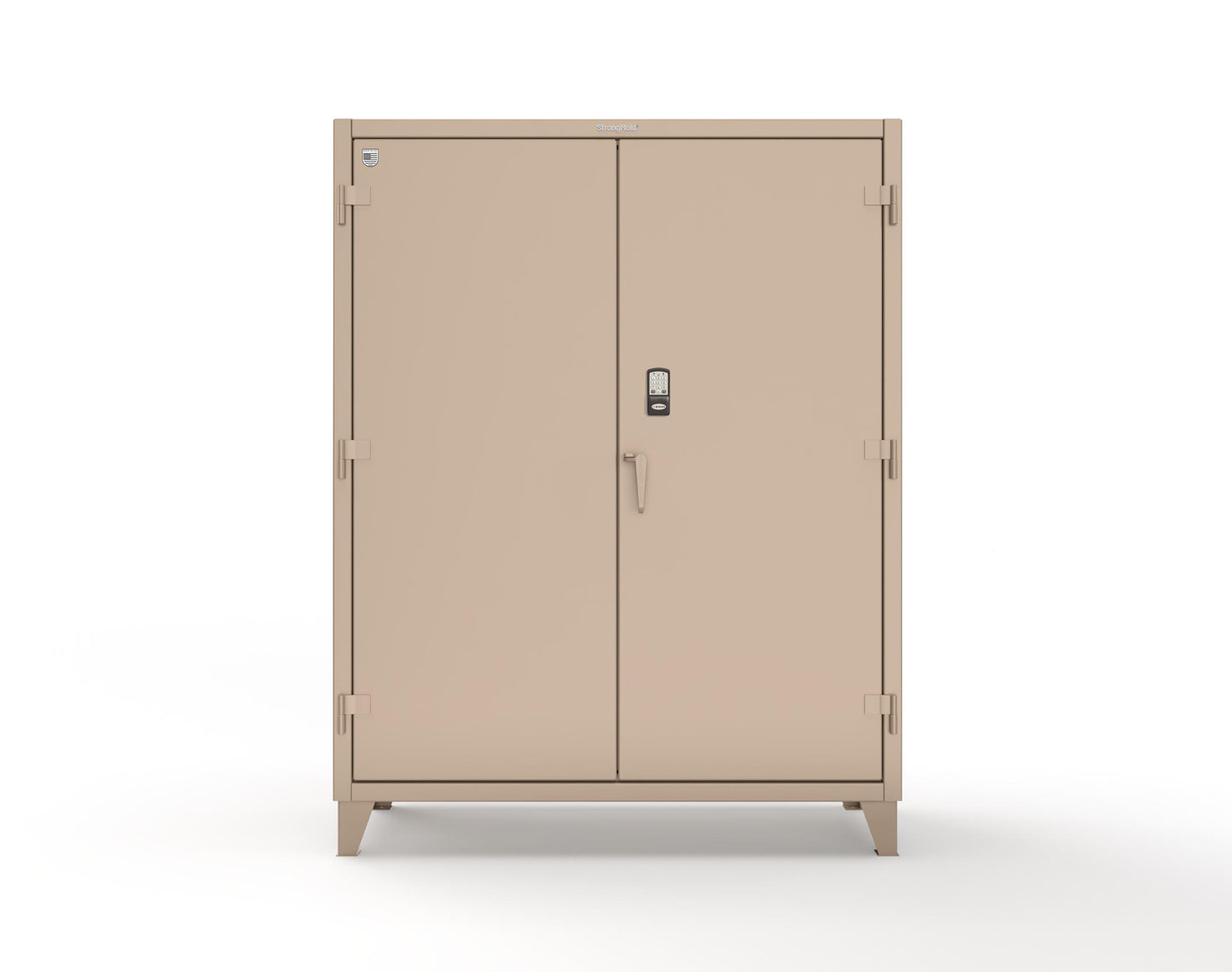 Extreme Duty 12 GA Cabinet with 4 Shelves Secured by Electronic Lock & Card Reader (HID iClass) - 60 In. W x 24 In. D x 78 In. H - 56-244-PI-1019