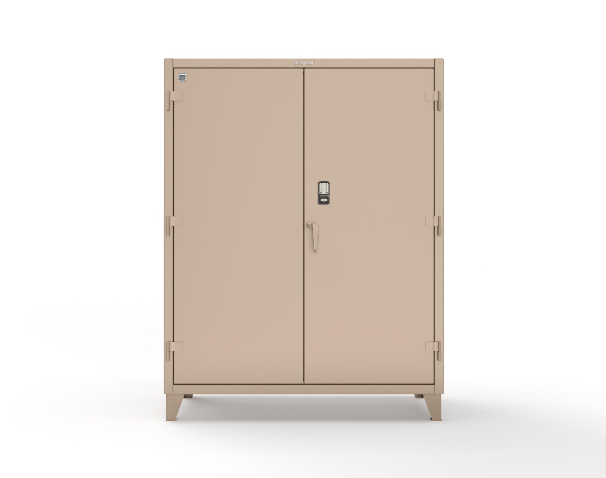 Extreme Duty 12 GA Cabinet with 4 Shelves Secured by Electronic Lock & Card Reader (HID iClass) - 60 In. W x 24 In. D x 78 In. H - 56-244-PI-1019