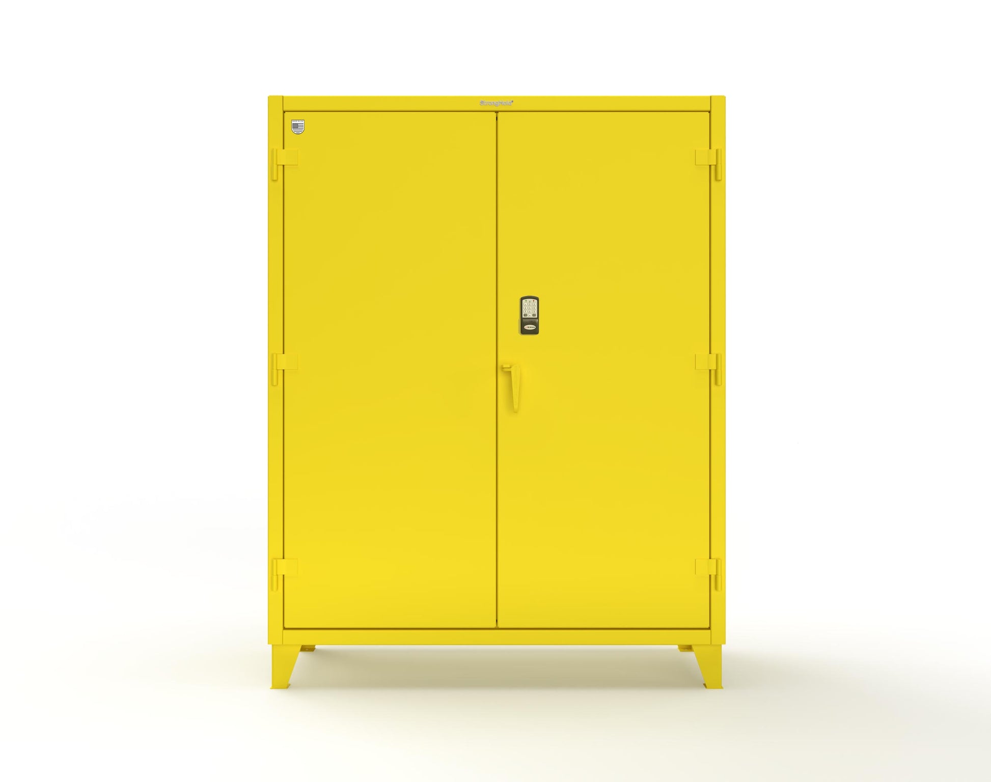 Extreme Duty 12 GA Cabinet with 4 Shelves Secured by Electronic Lock & Card Reader (HID iClass) - 60 In. W x 24 In. D x 78 In. H - 56-244-PI-1021