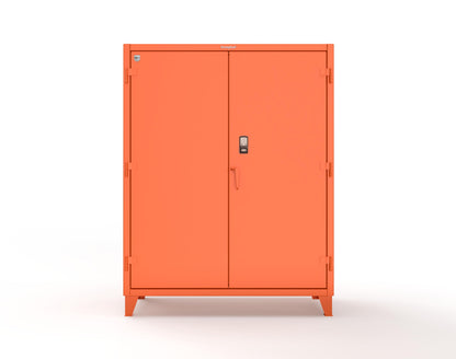 Extreme Duty 12 GA Cabinet with 4 Shelves Secured by Electronic Lock & Card Reader (HID iClass) - 60 In. W x 24 In. D x 78 In. H - 56-244-PI-2009