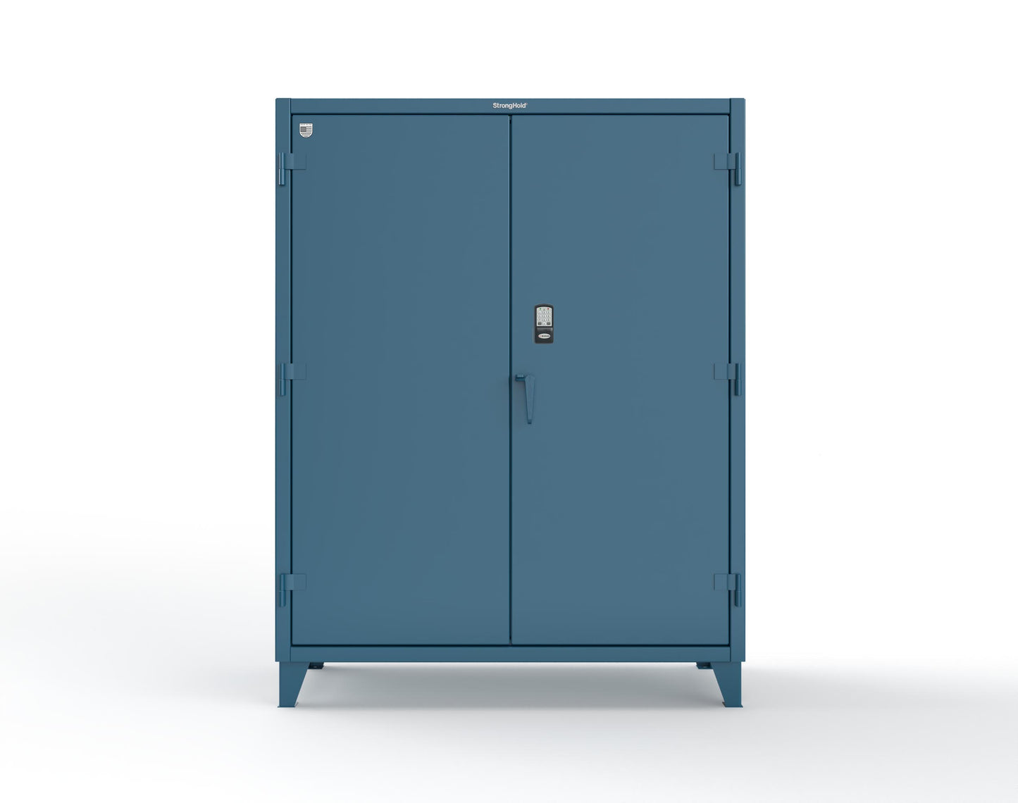 Extreme Duty 12 GA Cabinet with 4 Shelves Secured by Electronic Lock & Card Reader (HID iClass) - 60 In. W x 24 In. D x 78 In. H - 56-244-PI-5001
