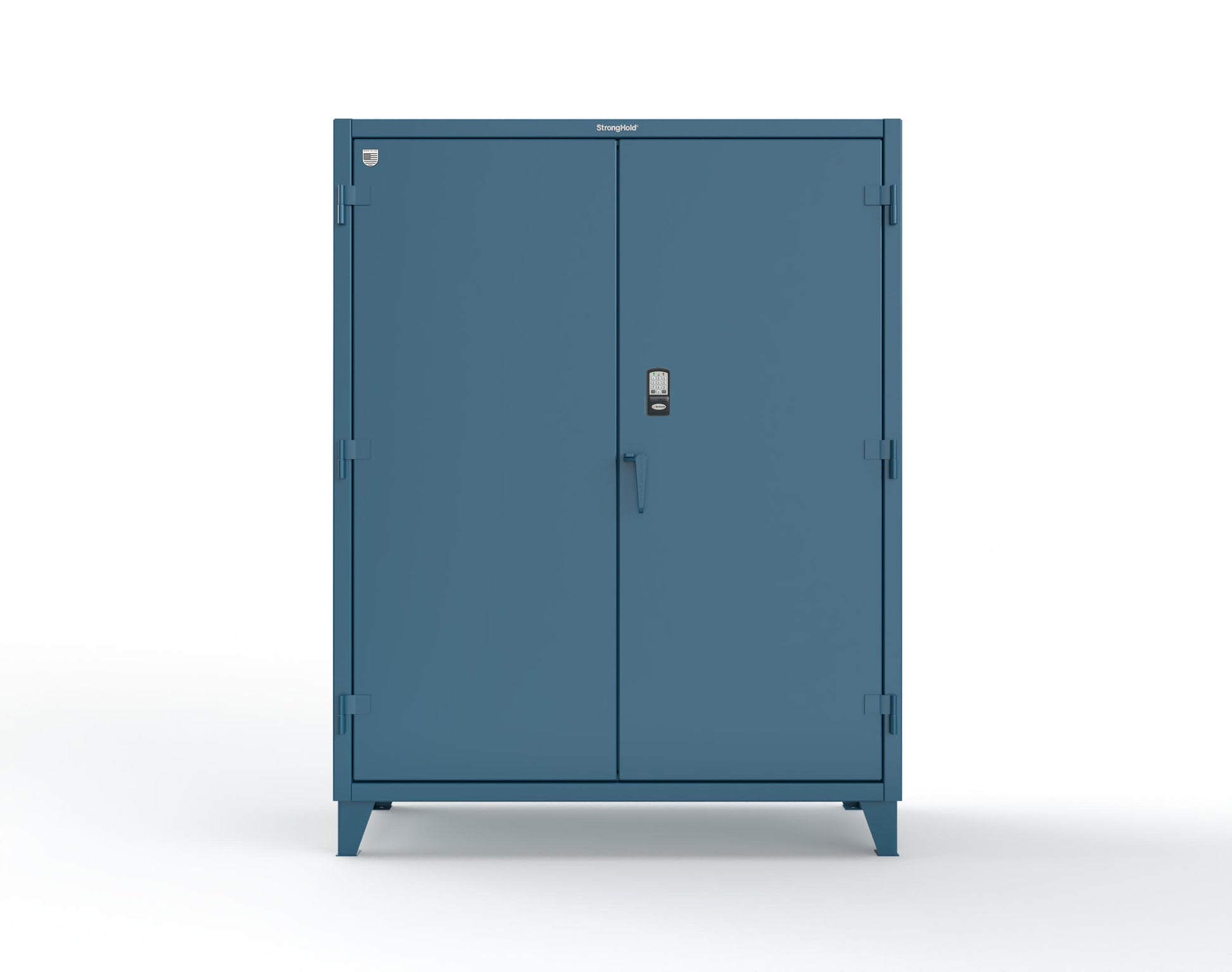 Extreme Duty 12 GA Cabinet with 4 Shelves Secured by Electronic Lock & Card Reader (HID iClass) - 60 In. W x 24 In. D x 78 In. H - 56-244-PI-5001
