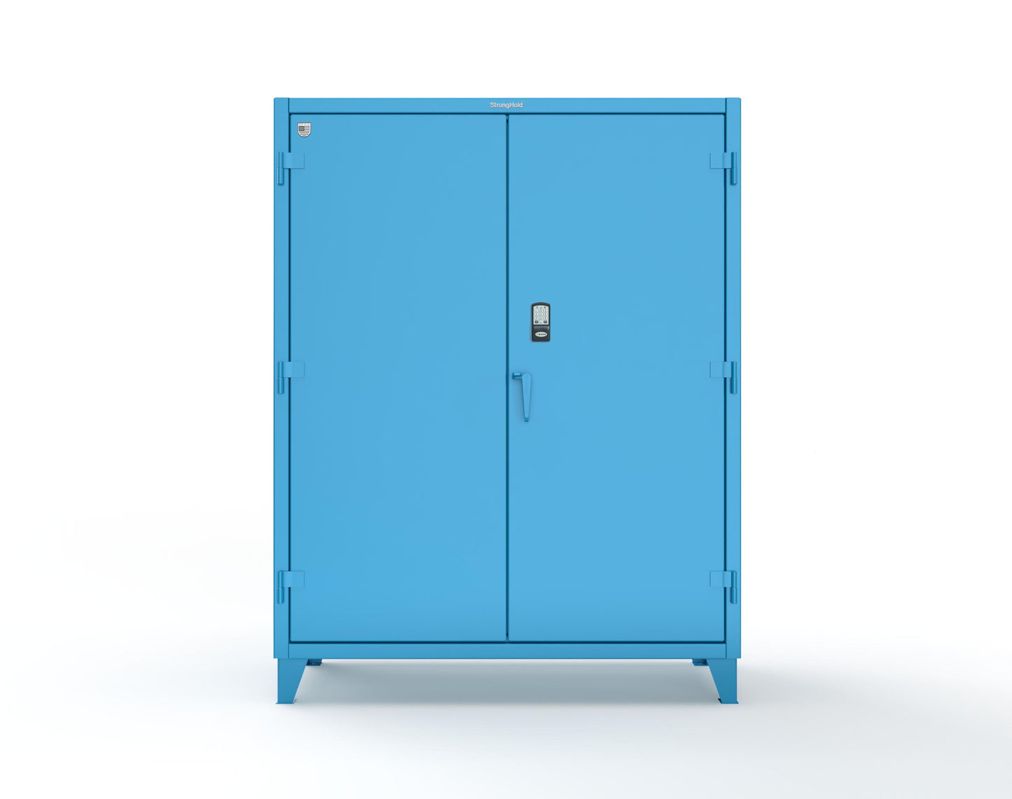 Extreme Duty 12 GA Cabinet with 4 Shelves Secured by Electronic Lock & Card Reader (HID iClass) - 60 In. W x 24 In. D x 78 In. H - 56-244-PI-5012