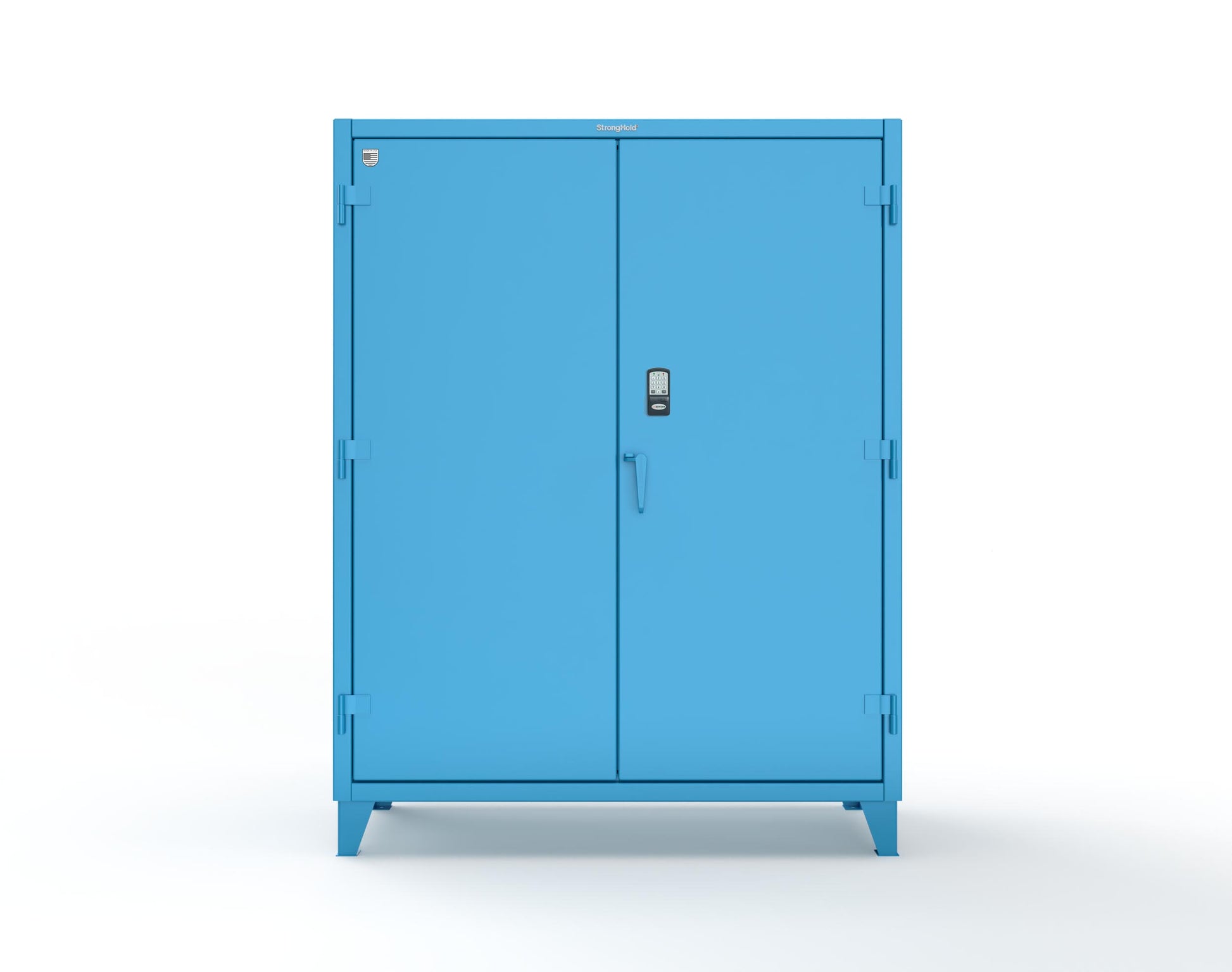 Extreme Duty 12 GA Cabinet with 4 Shelves Secured by Electronic Lock & Card Reader (HID iClass) - 60 In. W x 24 In. D x 78 In. H - 56-244-PI-5012