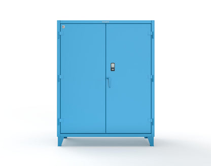 Extreme Duty 12 GA Cabinet with 4 Shelves Secured by Electronic Lock & Card Reader (HID iClass) - 60 In. W x 24 In. D x 78 In. H - 56-244-PI-5012