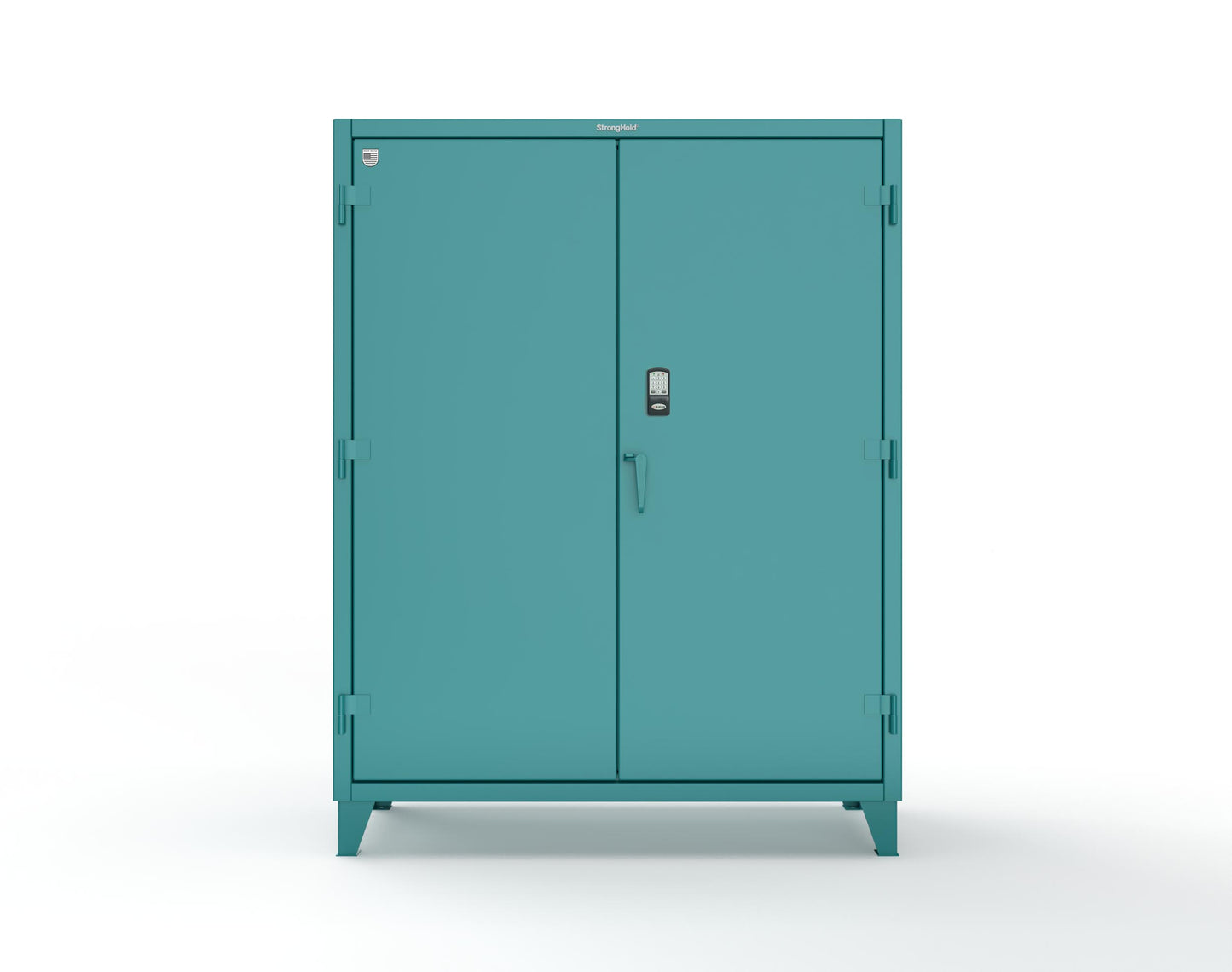 Extreme Duty 12 GA Cabinet with 4 Shelves Secured by Electronic Lock & Card Reader (HID iClass) - 60 In. W x 24 In. D x 78 In. H - 56-244-PI-5021
