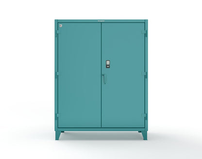 Extreme Duty 12 GA Cabinet with 4 Shelves Secured by Electronic Lock & Card Reader (HID iClass) - 60 In. W x 24 In. D x 78 In. H - 56-244-PI-5021