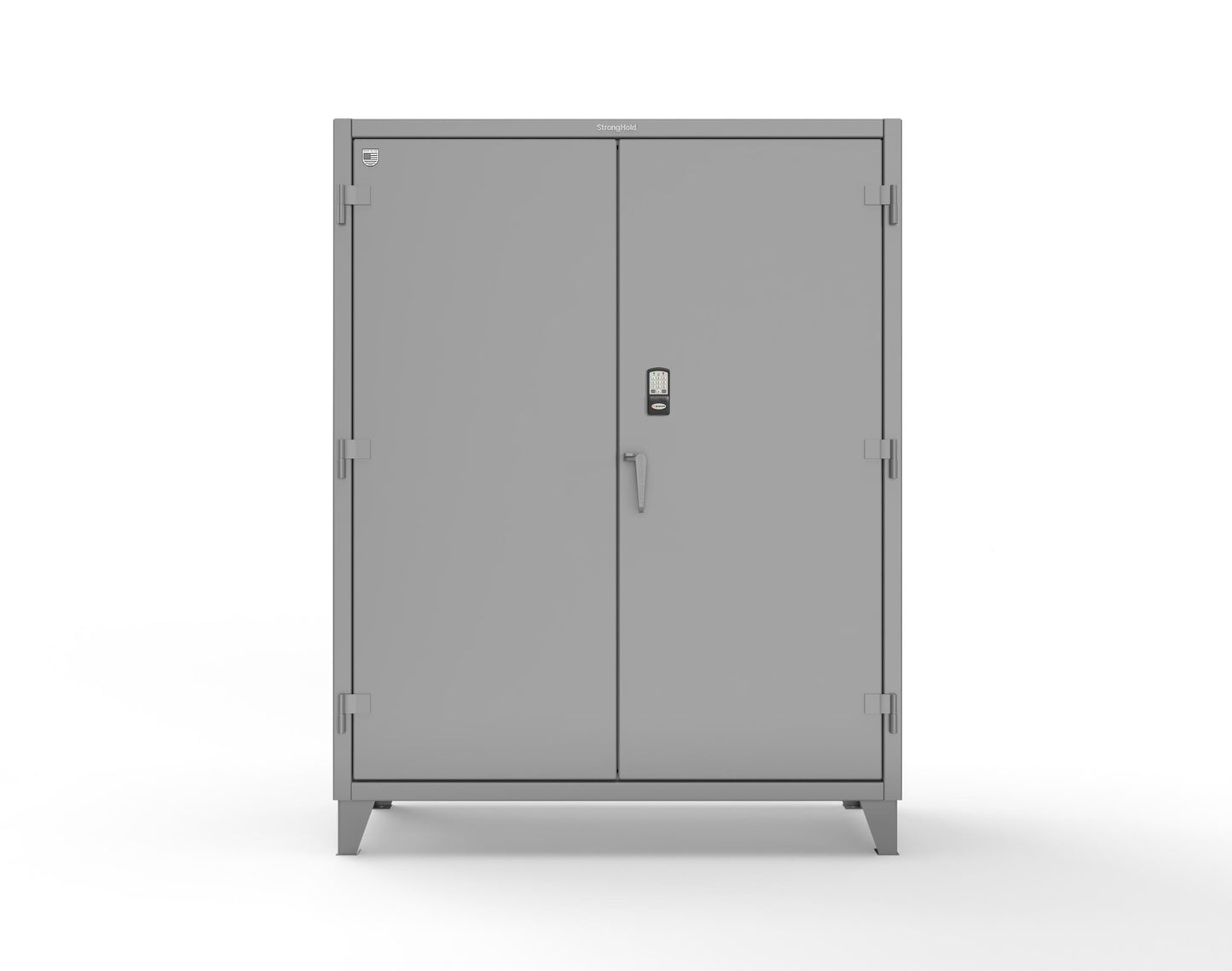 Extreme Duty 12 GA Cabinet with 4 Shelves Secured by Electronic Lock & Card Reader (HID iClass) - 60 In. W x 24 In. D x 78 In. H - 56-244-PI-7037