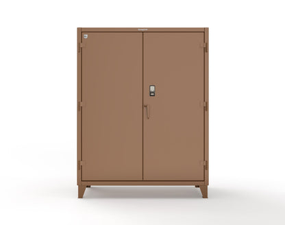 Extreme Duty 12 GA Cabinet with 4 Shelves Secured by Electronic Lock & Card Reader (HID iClass) - 60 In. W x 24 In. D x 78 In. H - 56-244-PI-8008