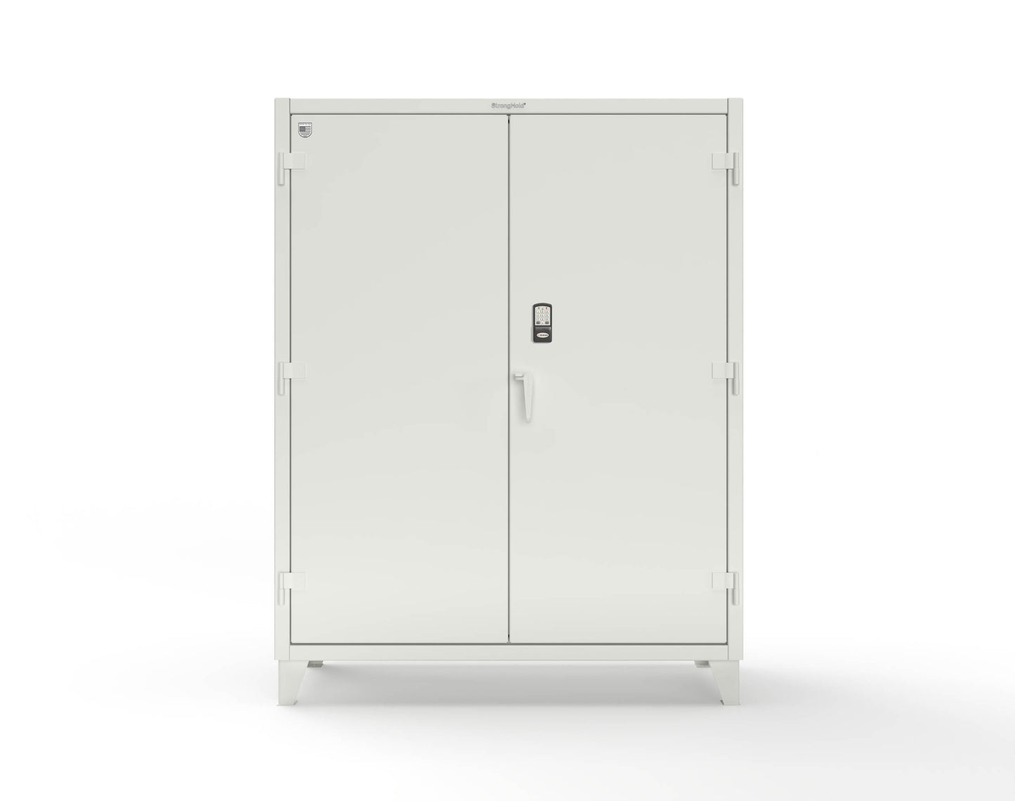 Extreme Duty 12 GA Cabinet with 4 Shelves Secured by Electronic Lock & Card Reader (HID iClass) - 60 In. W x 24 In. D x 78 In. H - 56-244-PI-9003