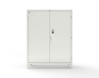 Extreme Duty 12 GA Cabinet with 4 Shelves Secured by Electronic Lock & Card Reader (HID iClass) - 60 In. W x 24 In. D x 78 In. H - 56-244-PI-9003
