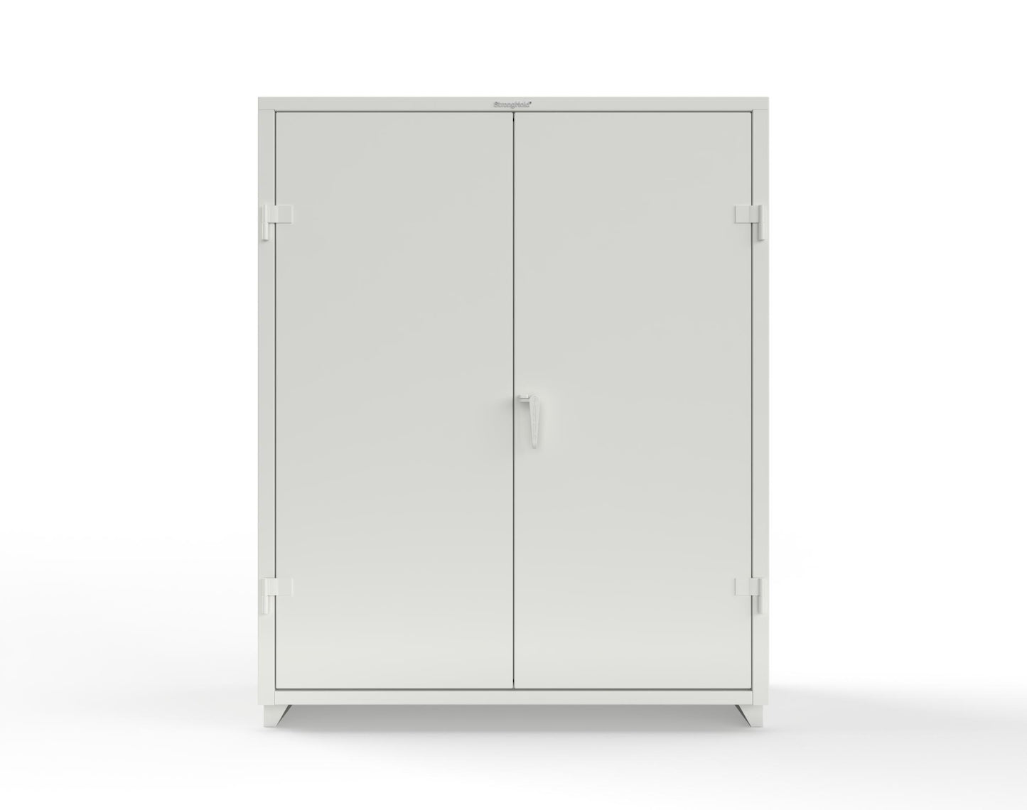 Extra Heavy Duty 14 GA Cabinet with 5 Shelves - 60 In. W x 24 In. D x 75 In. H - 56-245-L-9003