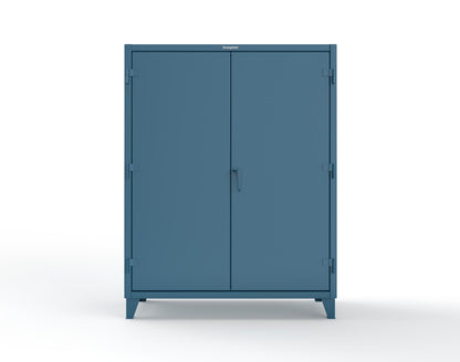 Extreme Duty 12 GA Cabinet with 7 Half-Width Drawers, 6 Shelves - 60 In. W x 24 In. D x 78 In. H - 56-246-7/5DB-5001