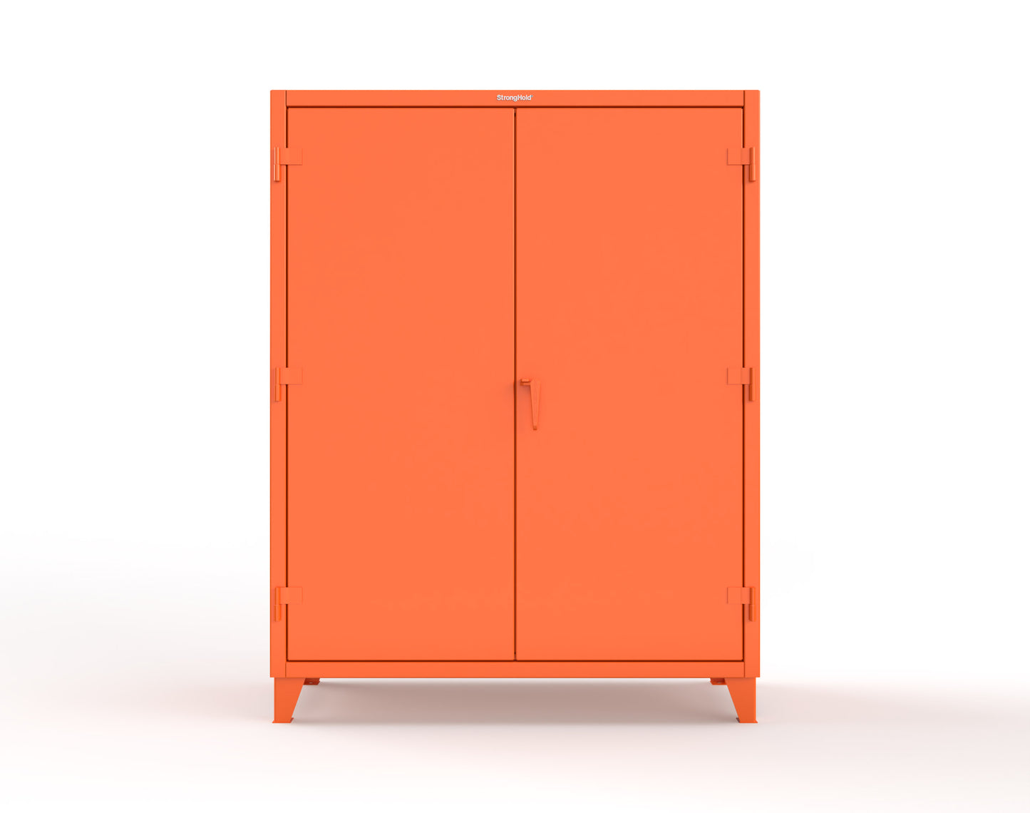 Extreme Duty 12 GA Cabinet with 6 Shelves, Shelf Dividers - 60 In. W x 24 In. D x 78 In. H - 56-246PH-42VD-2009
