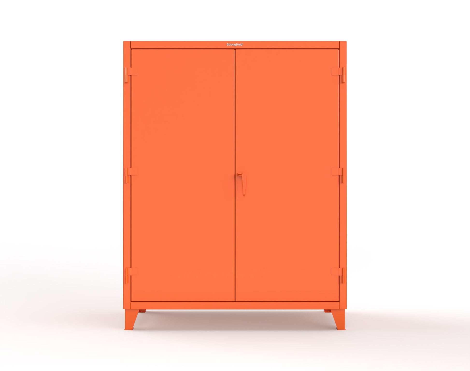 Extreme Duty 12 GA Cabinet with 6 Shelves, Shelf Dividers - 60 In. W x 24 In. D x 78 In. H - 56-246PH-42VD-2009
