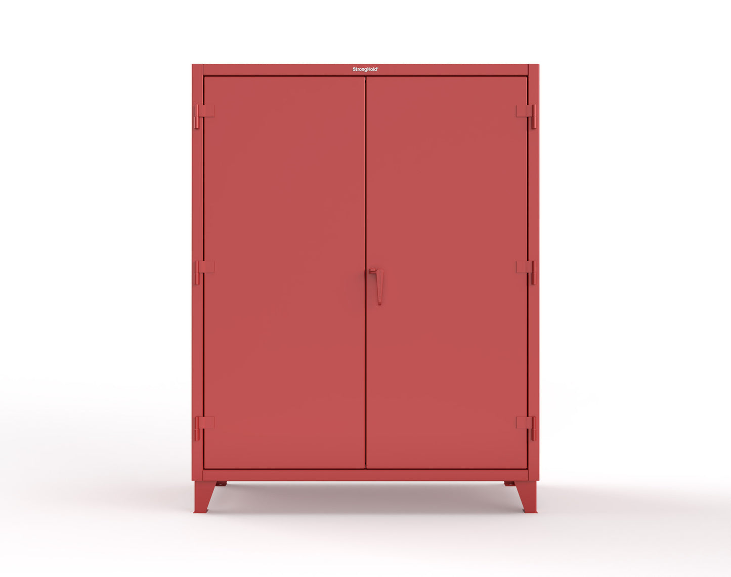 Extreme Duty 12 GA Cabinet with 6 Shelves, Shelf Dividers - 60 In. W x 24 In. D x 78 In. H - 56-246PH-42VD-3001