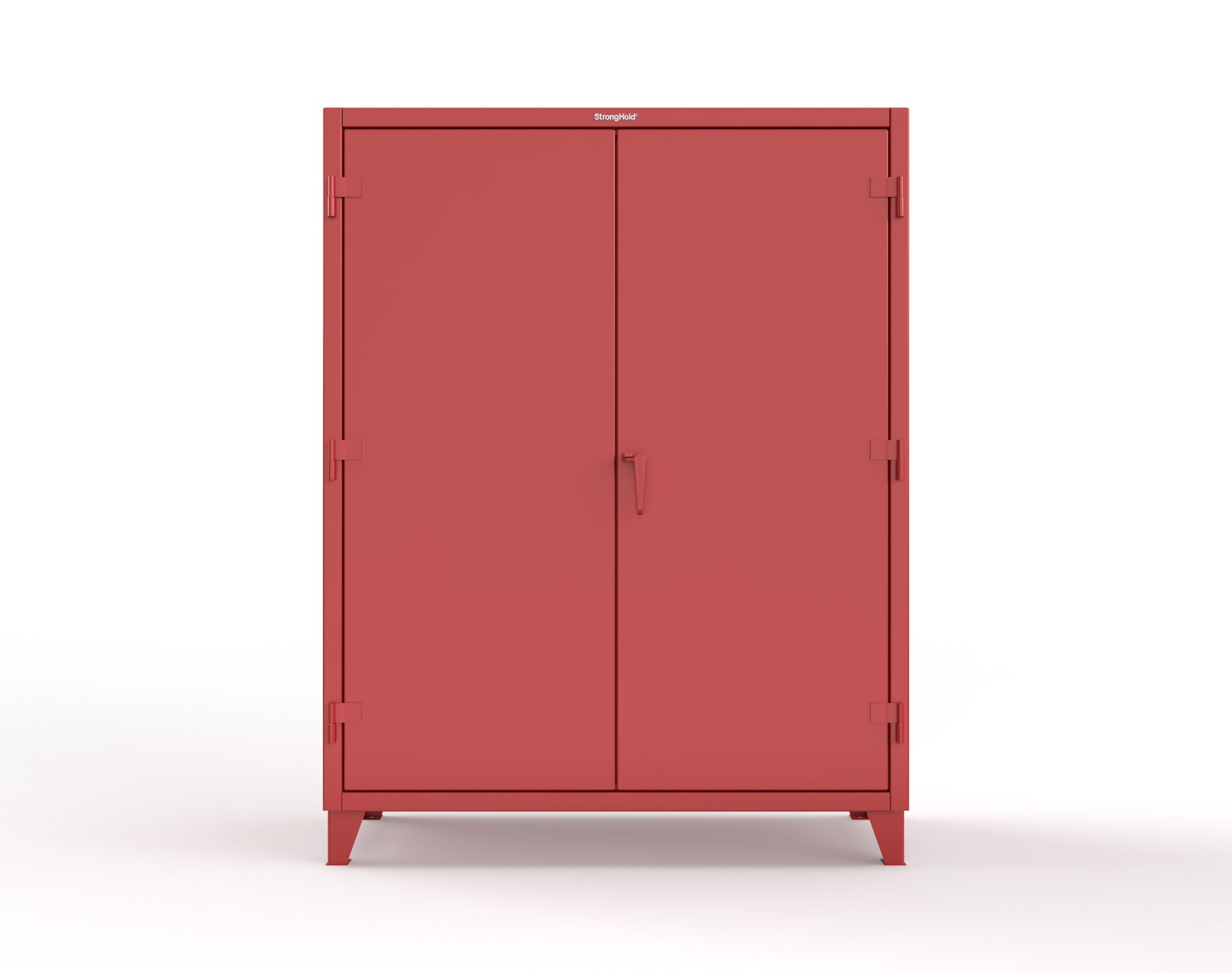 Extreme Duty 12 GA Cabinet with 6 Shelves, Shelf Dividers - 60 In. W x 24 In. D x 78 In. H - 56-246PH-42VD-3001