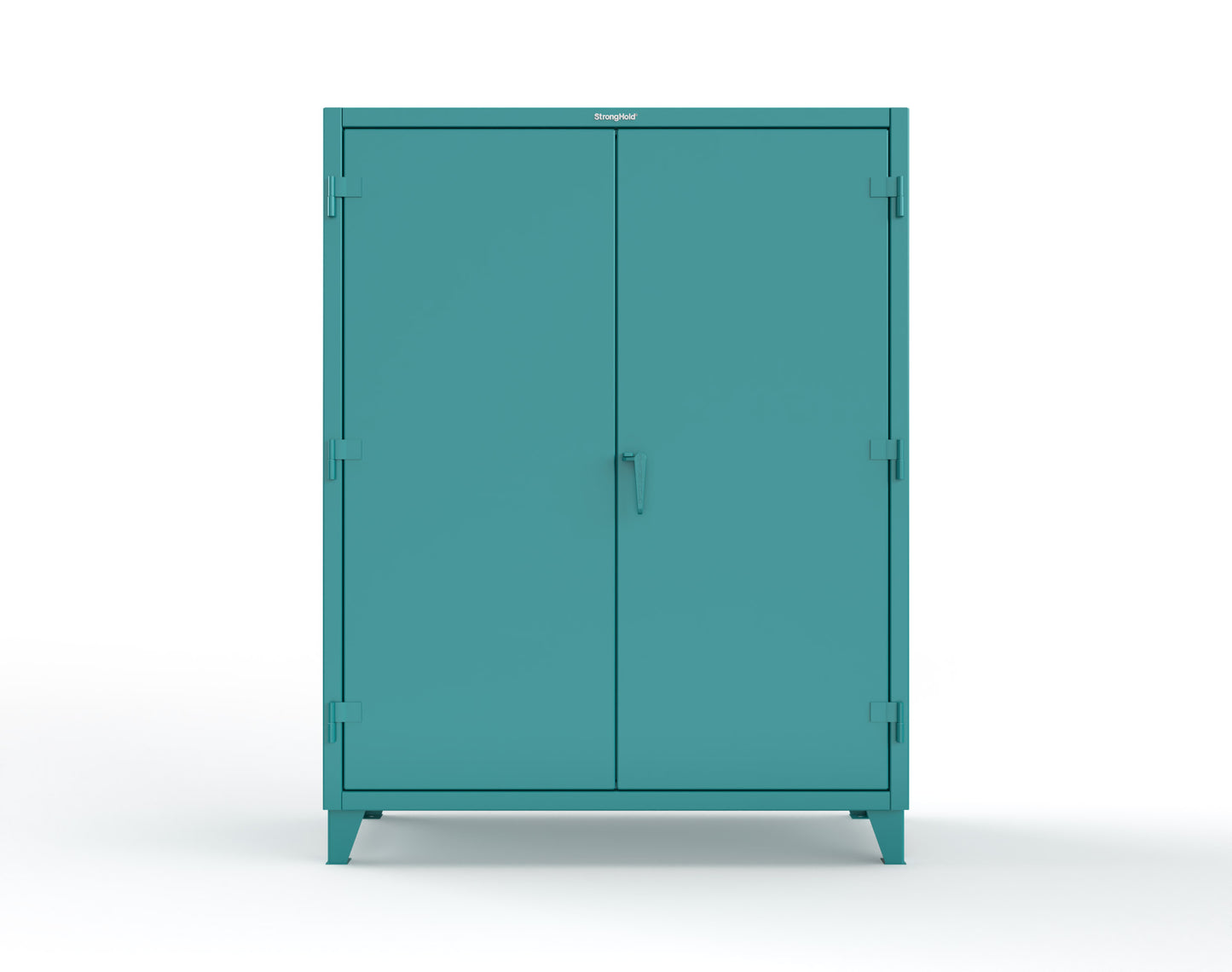 Extreme Duty 12 GA Cabinet with 6 Shelves, Shelf Dividers - 60 In. W x 24 In. D x 78 In. H - 56-246PH-42VD-5021