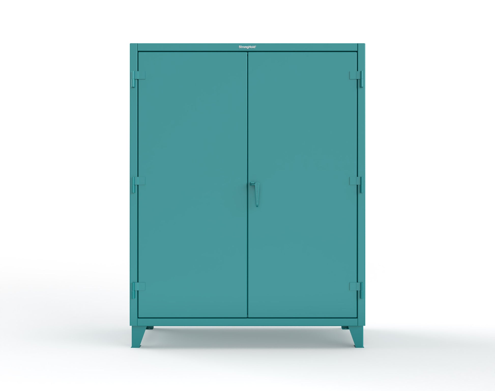 Extreme Duty 12 GA Cabinet with 6 Shelves, Shelf Dividers - 60 In. W x 24 In. D x 78 In. H - 56-246PH-42VD-5021