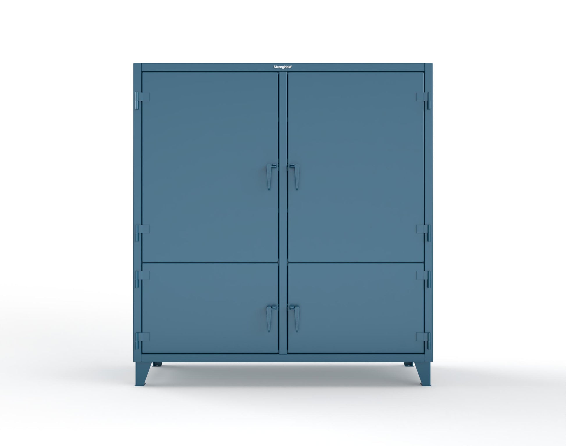 Extreme Duty 12 GA Cabinet with 4 Locking Doors - 60 In. W x 24 In. D x 78 In. H - 56-4D-248-5001