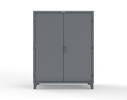 Extreme Duty 12 GA Rigging Cabinet with Hooks | 60 In. W x 24 In. D x 78 In. H - 56-BB-240W/Hooks-7024
