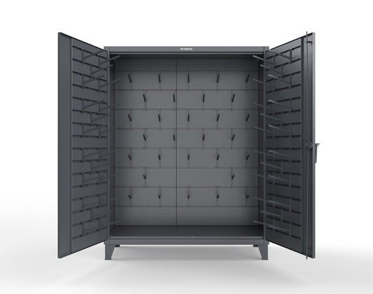 Extreme Duty 12 GA Rigging Cabinet with Hooks | 60 In. W x 24 In. D x 78 In. H - 56-BB-240W/Hooks-7024