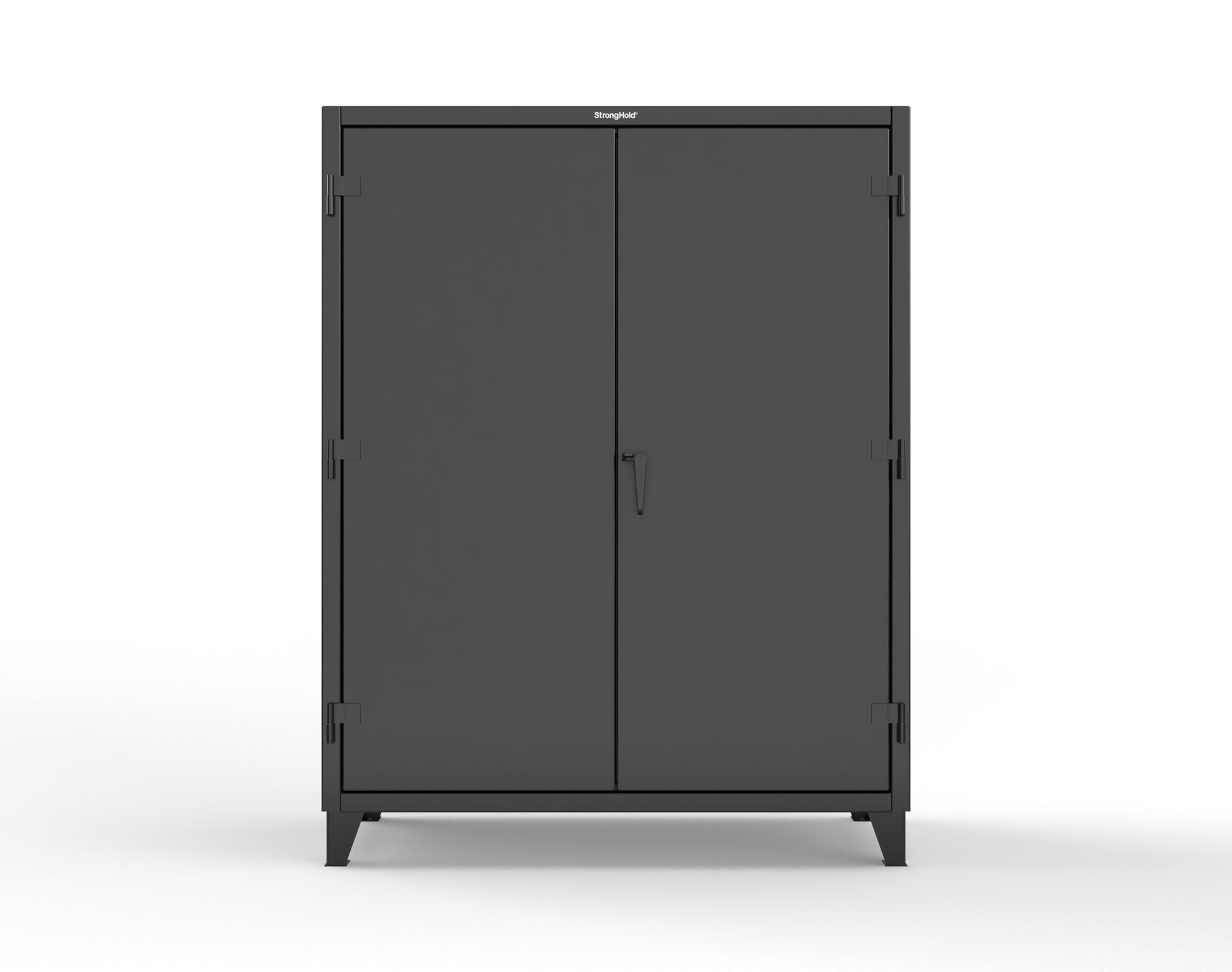 Extreme Duty 12 GA Rigging Cabinet with Hooks | 60 In. W x 24 In. D x 78 In. H - 56-BB-240W/Hooks-9005