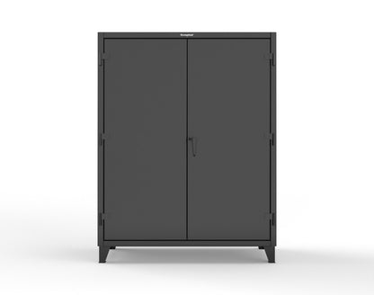 Extreme Duty 12 GA Rigging Cabinet with Hooks | 60 In. W x 24 In. D x 78 In. H - 56-BB-240W/Hooks-9005