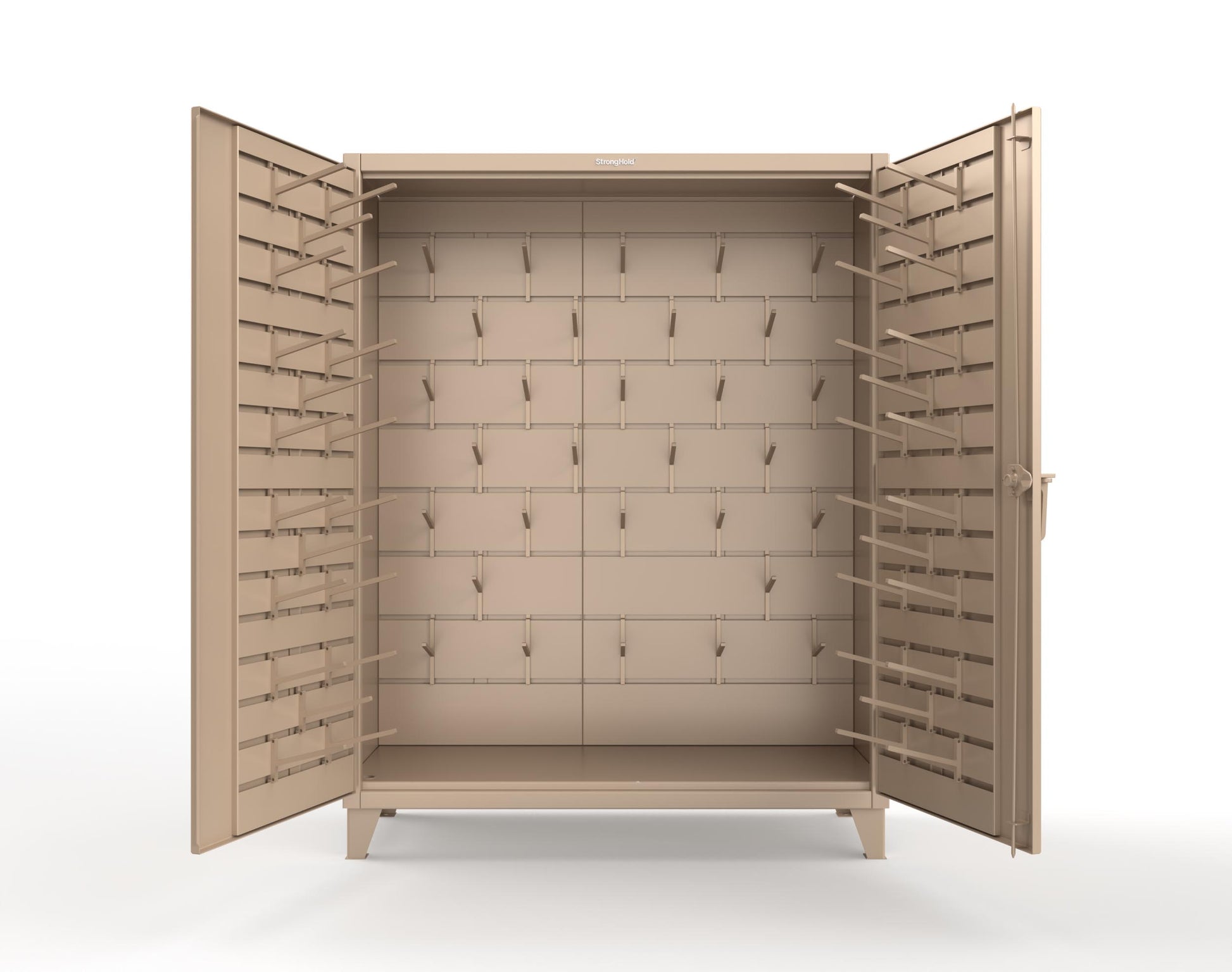 Extreme Duty 12 GA Rigging Cabinet with Hooks | 60 In. W x 24 In. D x 78 In. H - 56-BB-240W/Hooks-1019