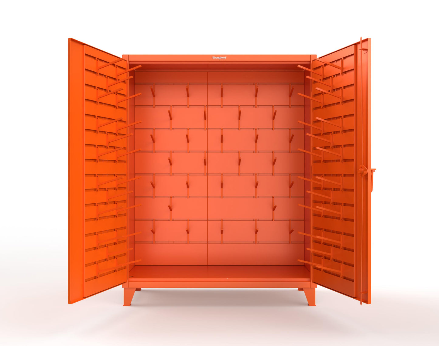 Extreme Duty 12 GA Rigging Cabinet with Hooks | 60 In. W x 24 In. D x 78 In. H - 56-BB-240W/Hooks-2009
