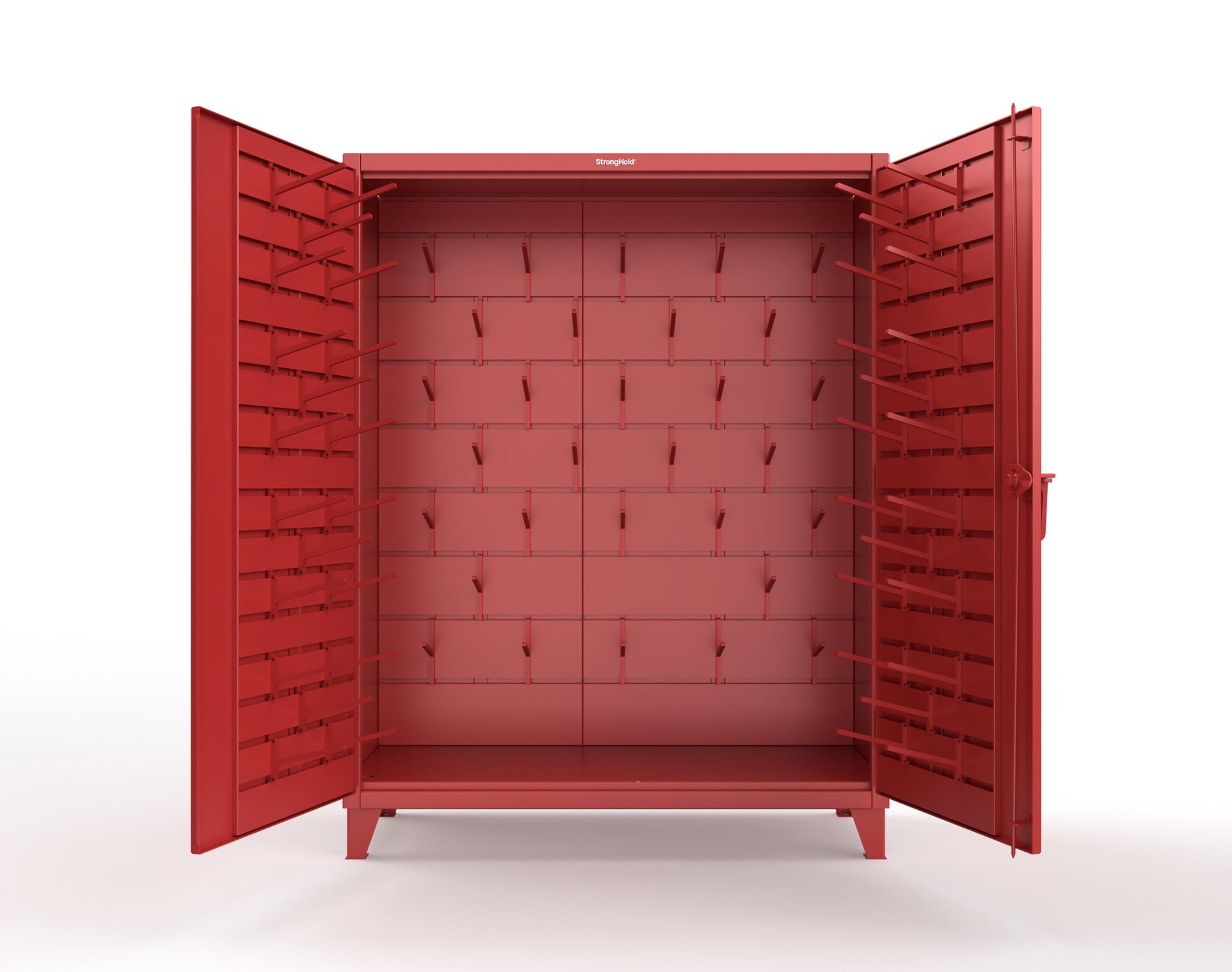 Extreme Duty 12 GA Rigging Cabinet with Hooks | 60 In. W x 24 In. D x 78 In. H - 56-BB-240W/Hooks-3001