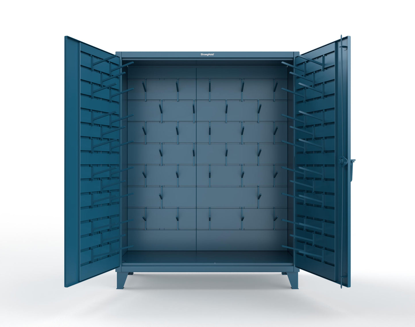 Extreme Duty 12 GA Rigging Cabinet with Hooks | 60 In. W x 24 In. D x 78 In. H - 56-BB-240W/Hooks-5001