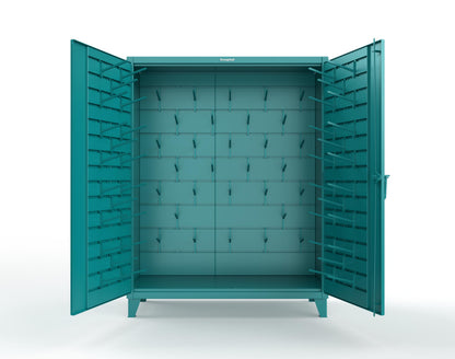 Extreme Duty 12 GA Rigging Cabinet with Hooks | 60 In. W x 24 In. D x 78 In. H - 56-BB-240W/Hooks-5021
