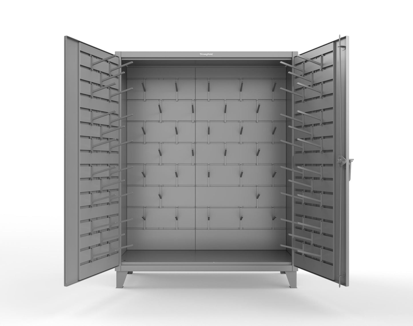 Extreme Duty 12 GA Rigging Cabinet with Hooks | 60 In. W x 24 In. D x 78 In. H - 56-BB-240W/Hooks-7037